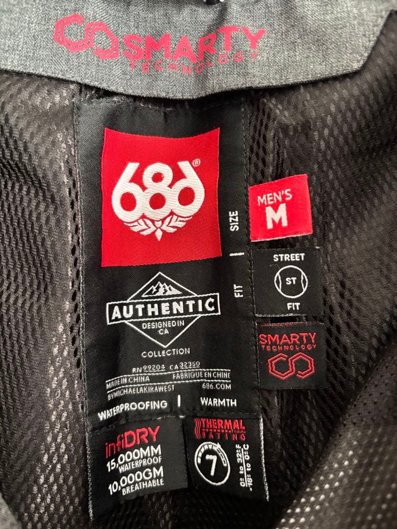 686 スノーボード ウェア メンズ M