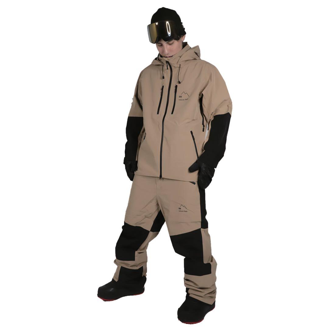 nature field スノーボード　ジャケット　Mサイズ ベージュ
