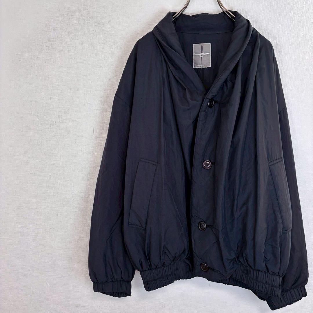 ◆イッセイミヤケ ナイロンジャケット 無地 シンプル アウター 着回ししやすい