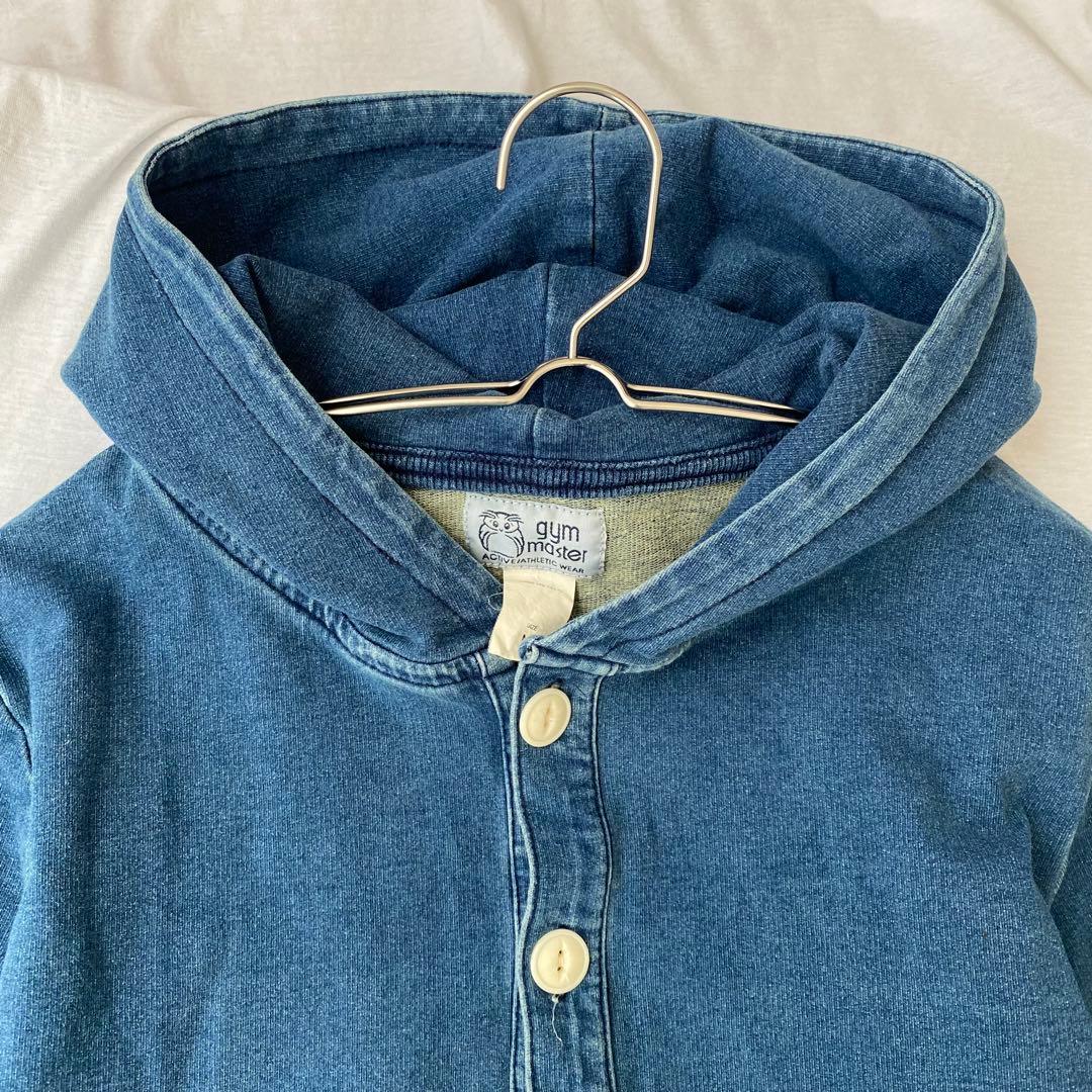 【ジムマスター】スウェットオールインワン つなぎ フード付き フルボタン M