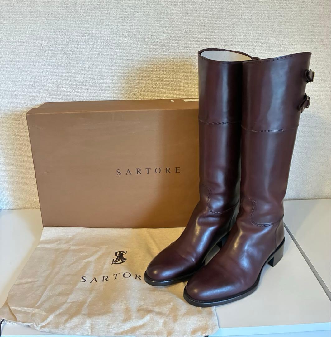 定番人気「SARTORE」ジョッキーブーツ38