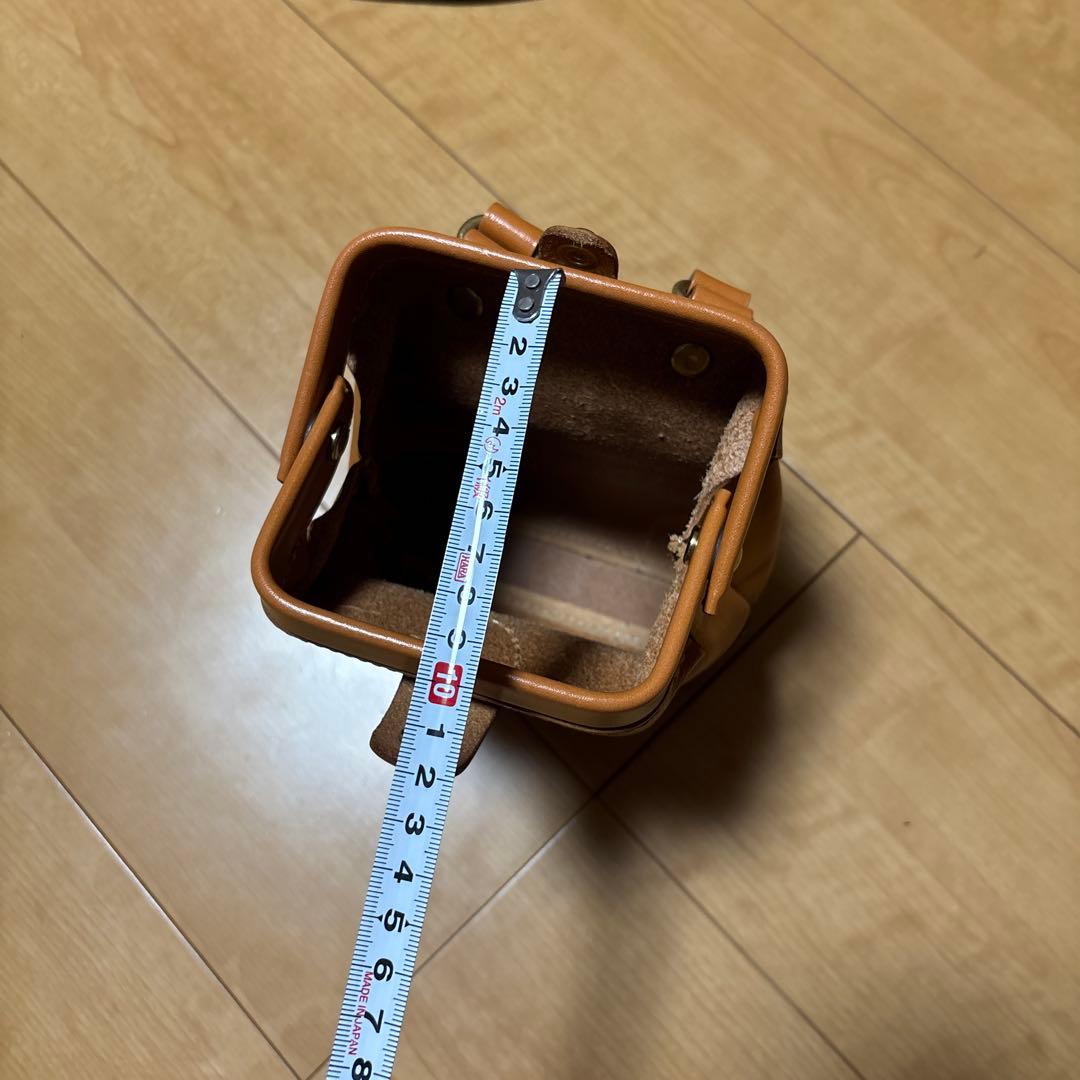 ポルコロッソ　ベルトポーチ　キャメル