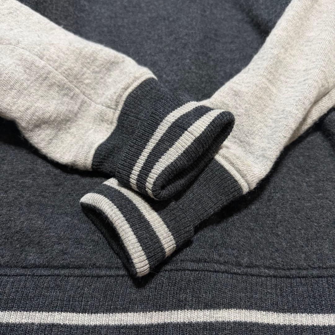 BURBERRY BLUE LABEL フード付き スタジャンニット 38