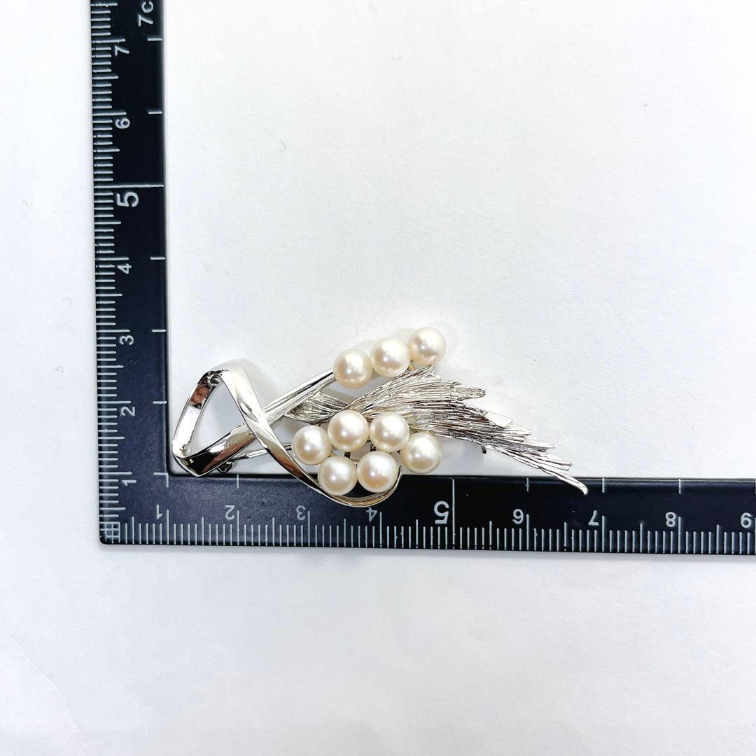 極美品✨MIKIMOTO ミキモト パール ブローチ　コサージュ