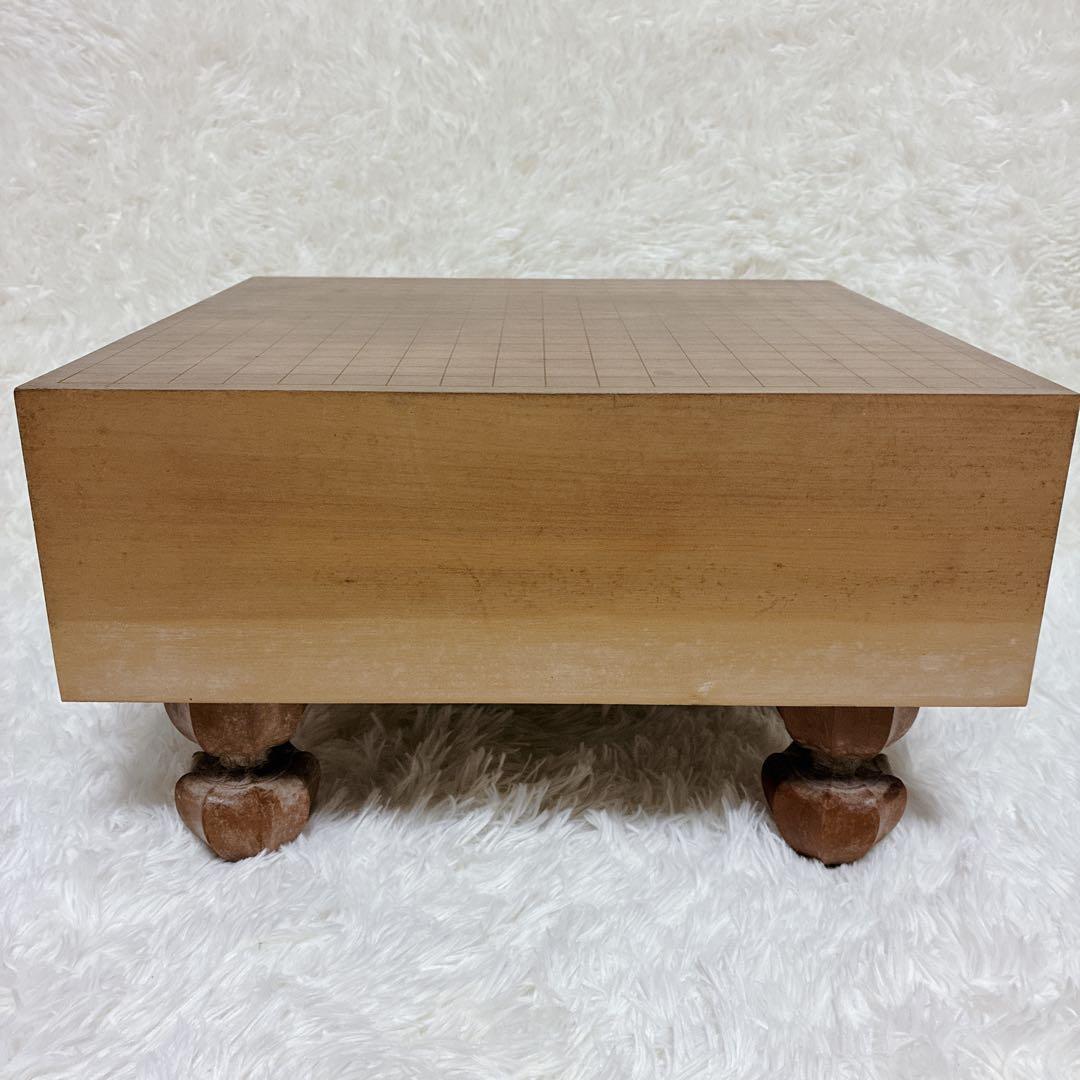 本蛤碁石30号 脚付き碁盤 厚15cm 木製碁笥 囲碁セット