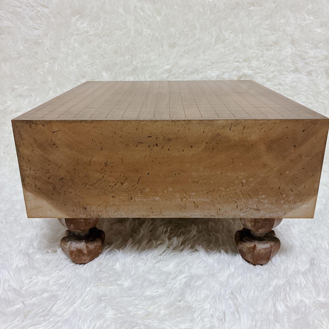 本蛤碁石30号 脚付き碁盤 厚15cm 木製碁笥 囲碁セット