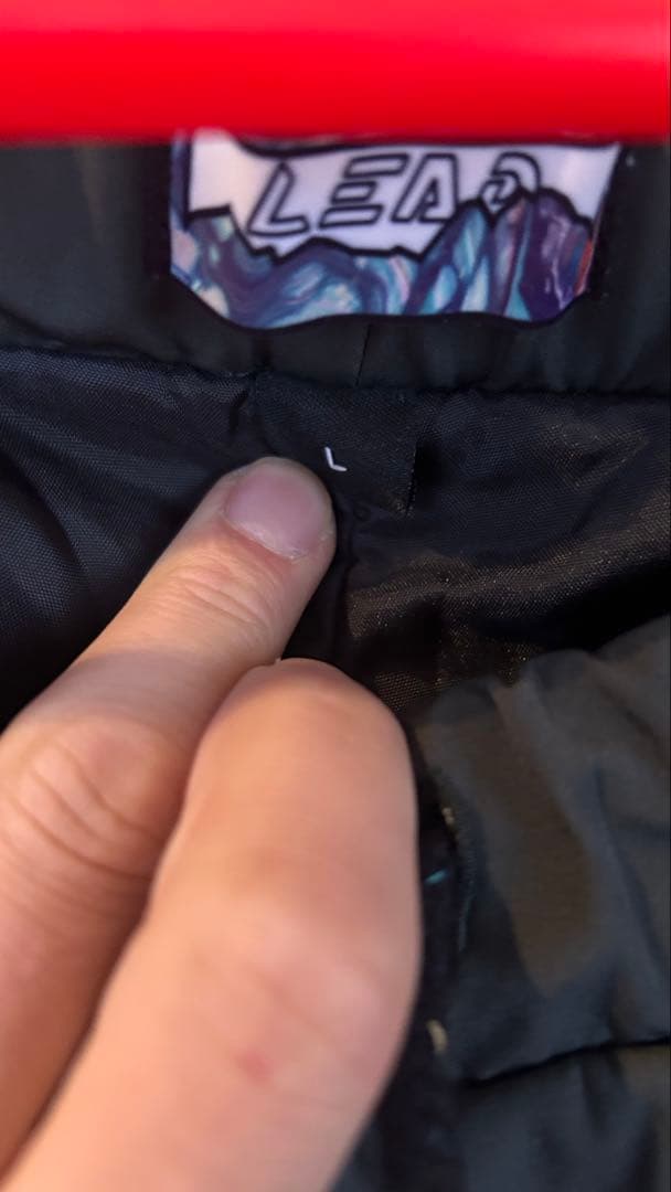 LEAD スノーボード用カーゴパンツ ブラック