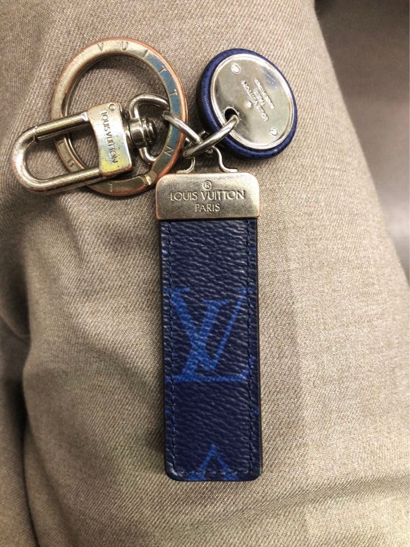 Louis Vuitton ネイビー キーホルダー キーケース