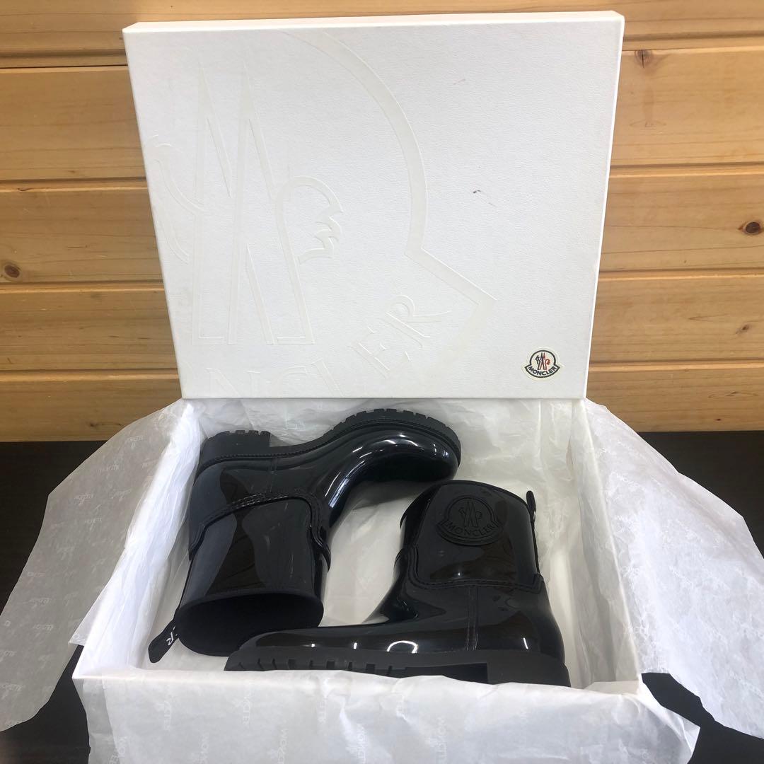 美品 MONCLER モンクレール レインブーツ サイズ:37 23.5cm