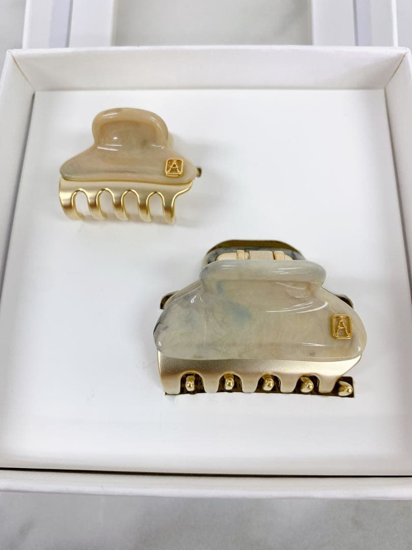 ＊【新品未使用】ALEXANDRE DE PARIS ヘアクリップ 2個セット