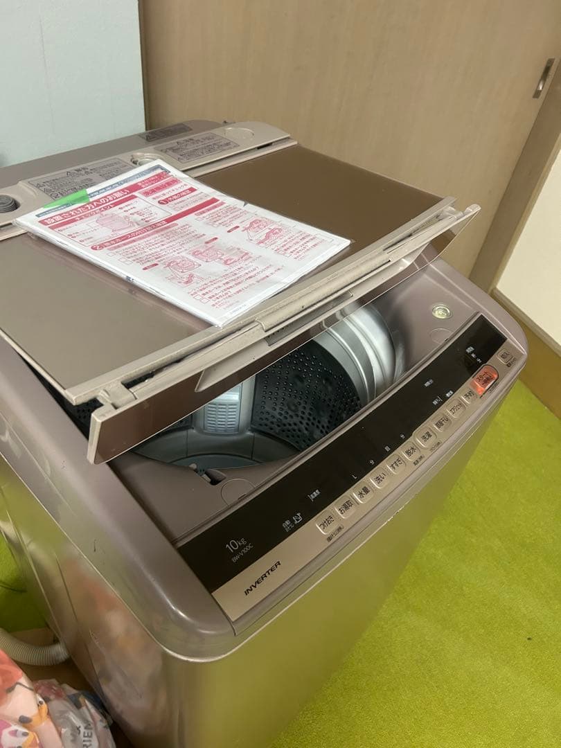 パナソニック 縦型洗濯機 NA-FA100 本体 分解洗浄済