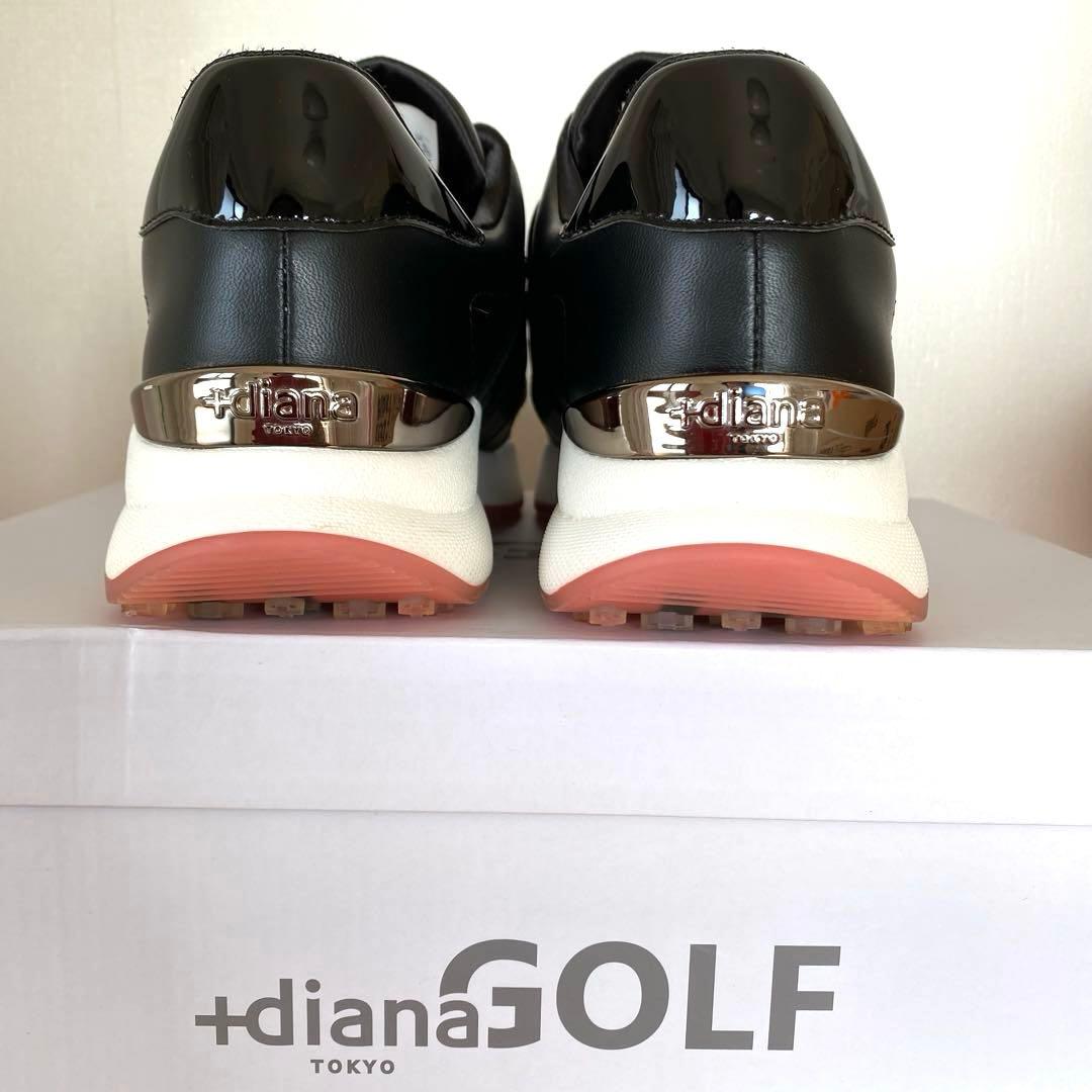 ＋dianaGOLF Diana ゴルフシューズ　黒　23.5 美品