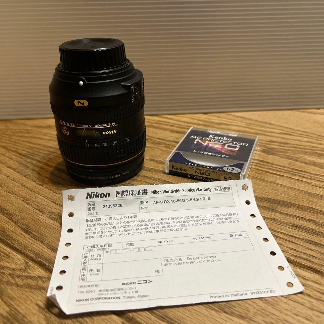 レンズ(ズーム) Nikon AF-S DX NIKKOR16-80mmF2.8-4E ED VR