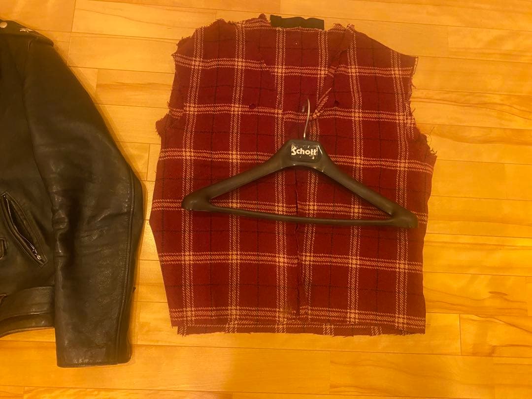 Schott 613SJH サイズ42【裏地張替えカスタム】初期　馬　新喜皮革