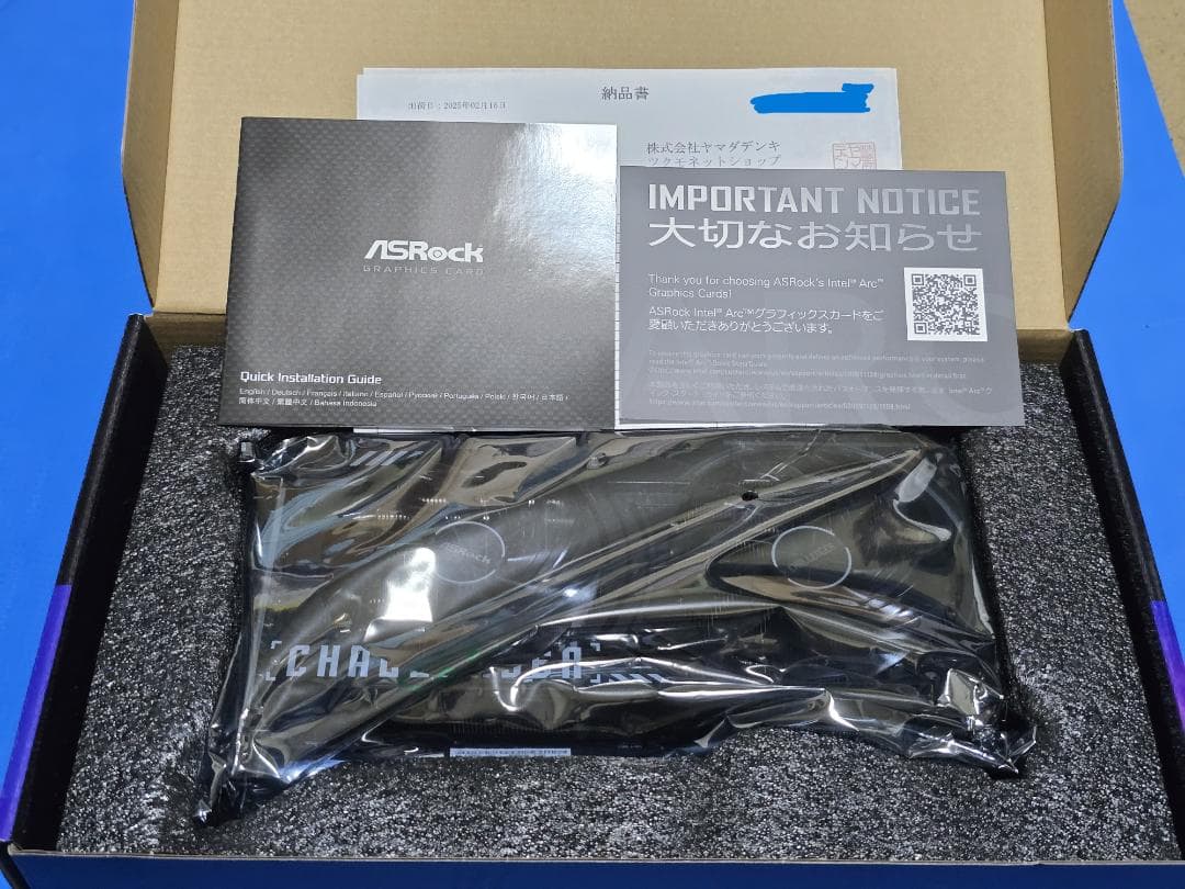 グラフィックボード・グラボ・ビデオカード ASRock Intel Arc B570 Challenger 10GB OC