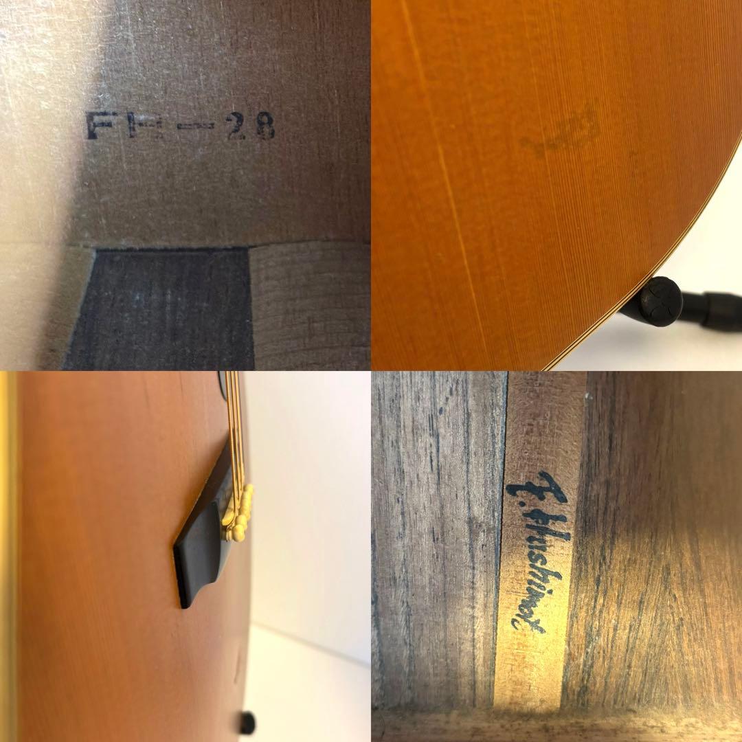 F.Hashimoto FH 28 アコースティックギター　ゼロフレット