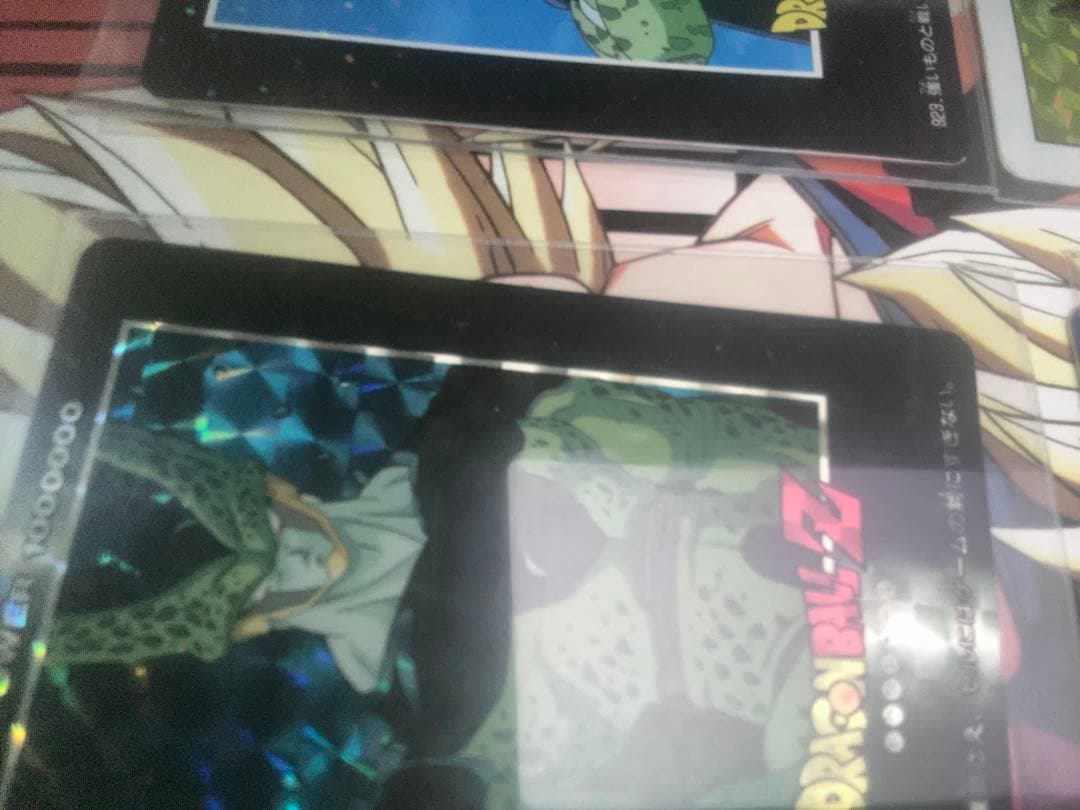 当時物ドラゴンボールZ セル ホロカード 3枚セットノーマル1枚　カードダス
