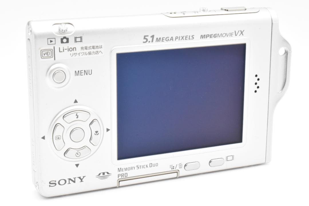 SONY Cyber-shot DSC-T7 シルバー 薄型 コンデジ