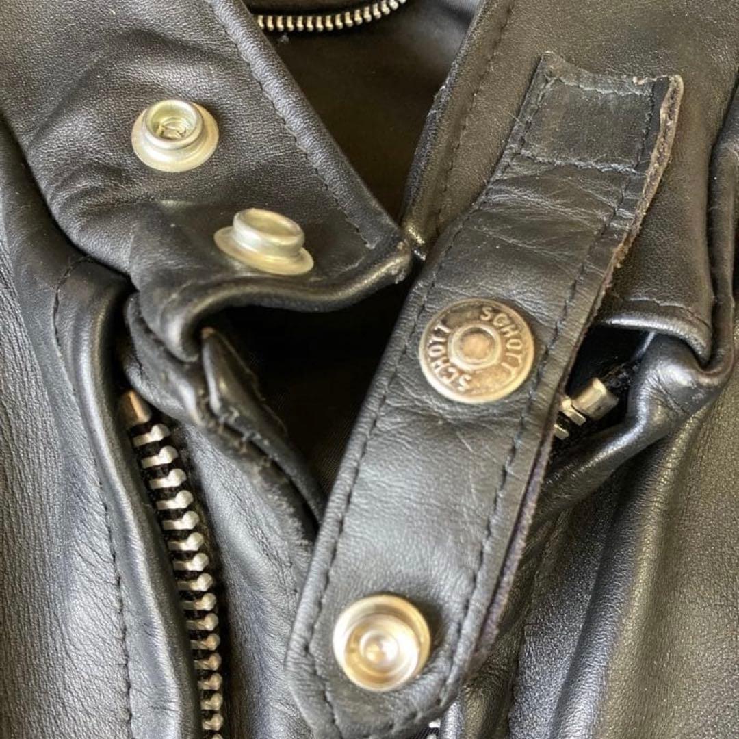 米国製SCHOTT 641ライダースジャ ケット 36 ライナー無し