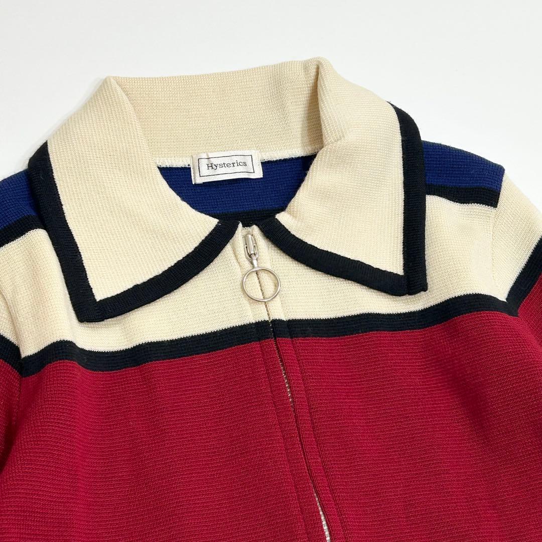 Hysterics ヒステリックグラマー 90s ジップアップニットトップス