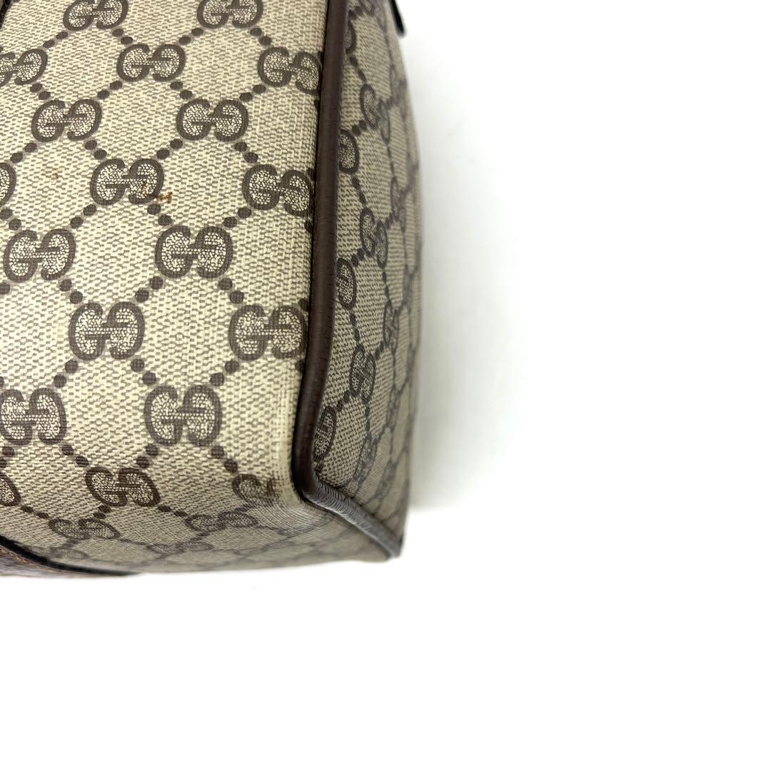 【極美品】グッチ ミニボストンバッグ GG シェリーライン