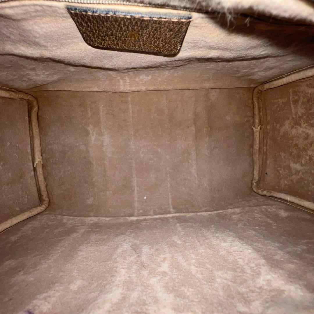 【極美品】グッチ ミニボストンバッグ GG シェリーライン