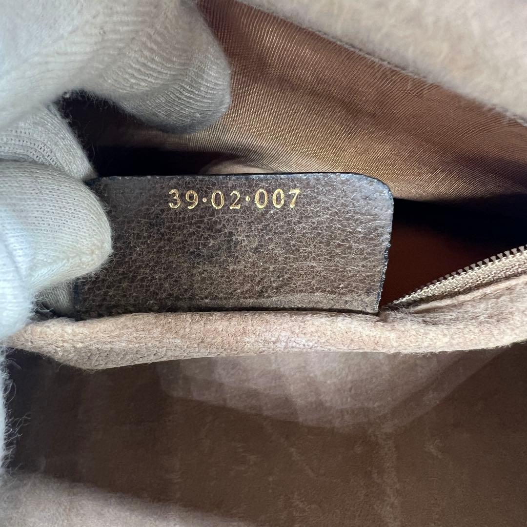 【極美品】グッチ ミニボストンバッグ GG シェリーライン