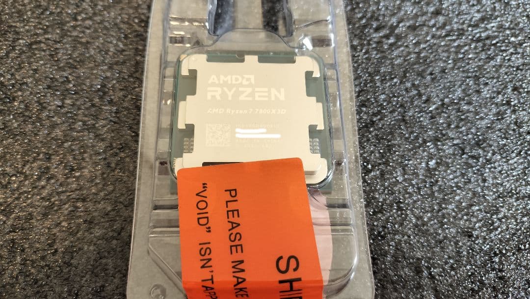 [新品未開封] AMD RYZEN 7800X3D CPU