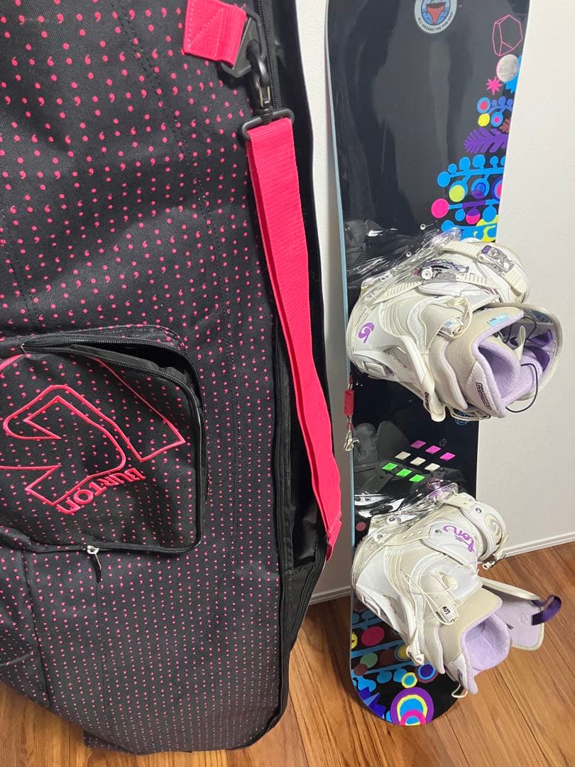 Burton スノーボード4点セット＋ワックスセット【レディース】