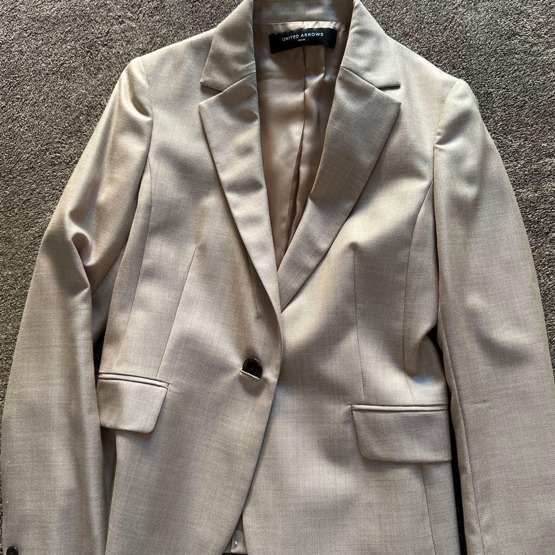 UNITED ARROWS ベージュスーツ 上下セット