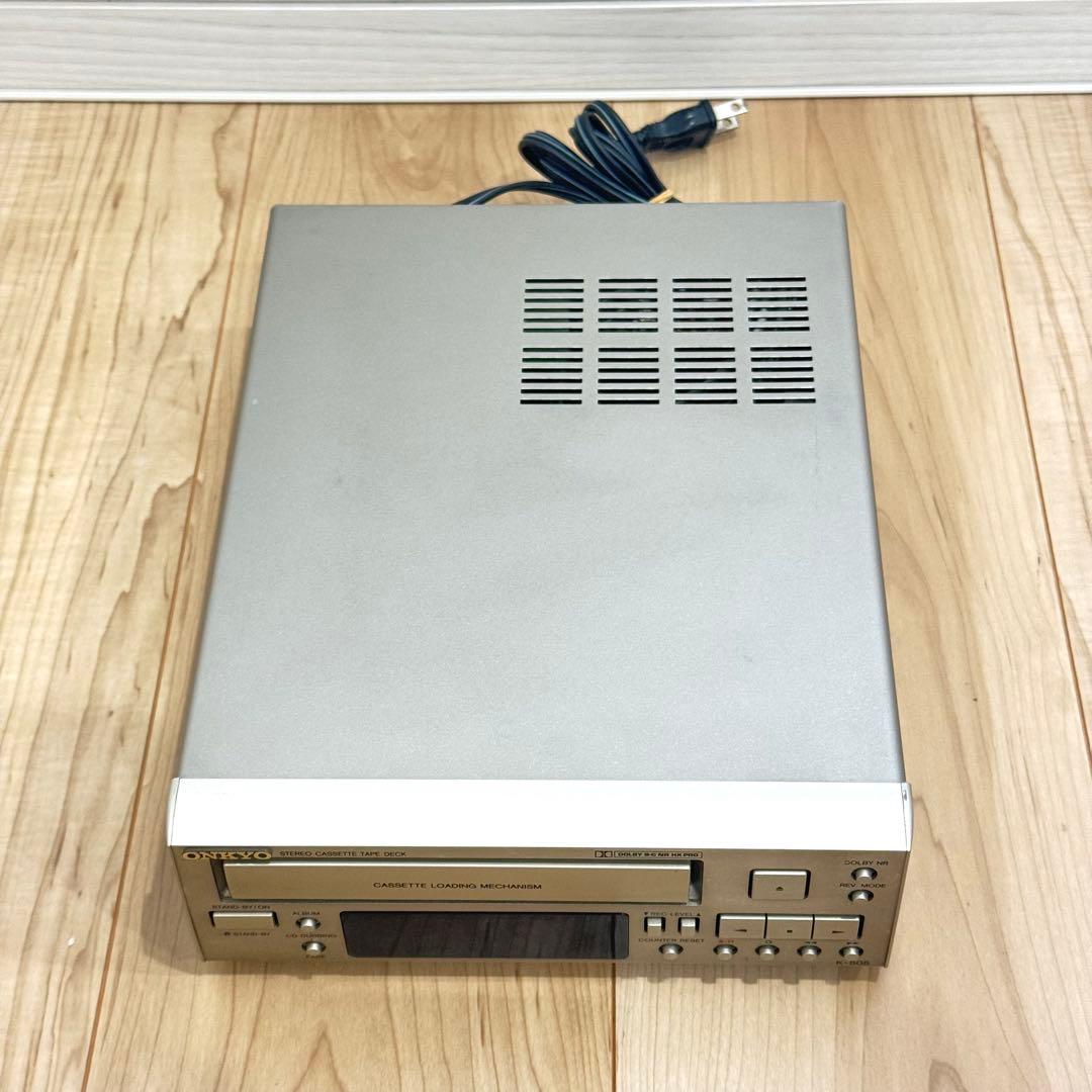 【希少】　ONKYO カセットテープデッキ　コンポ　K-505 動作確認済