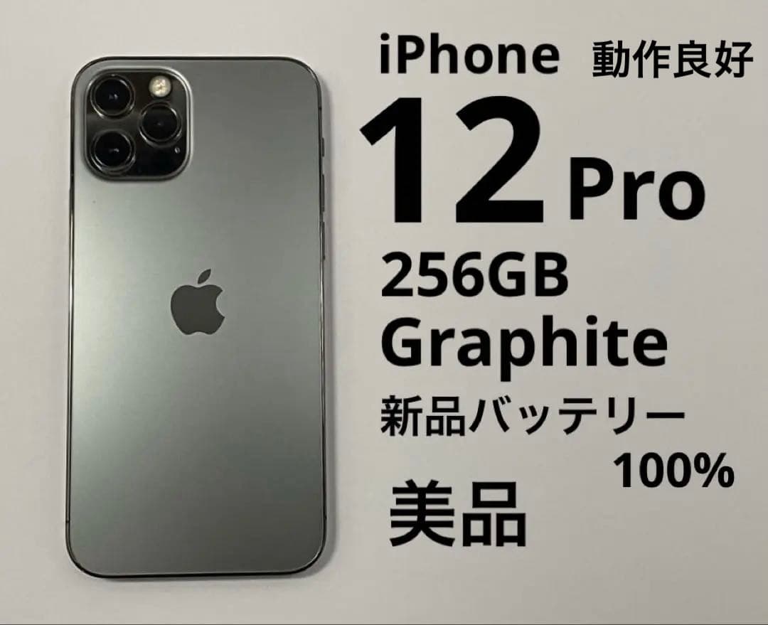 iPhone 12 Pro 256GB グラファイト 動作良好