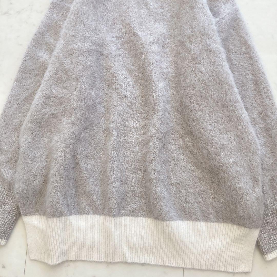 美品　ユナイテッドアローズ　フォックス カシミヤ クルーネックニット