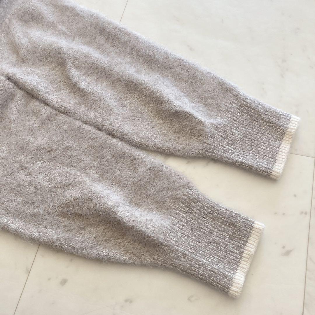 美品　ユナイテッドアローズ　フォックス カシミヤ クルーネックニット