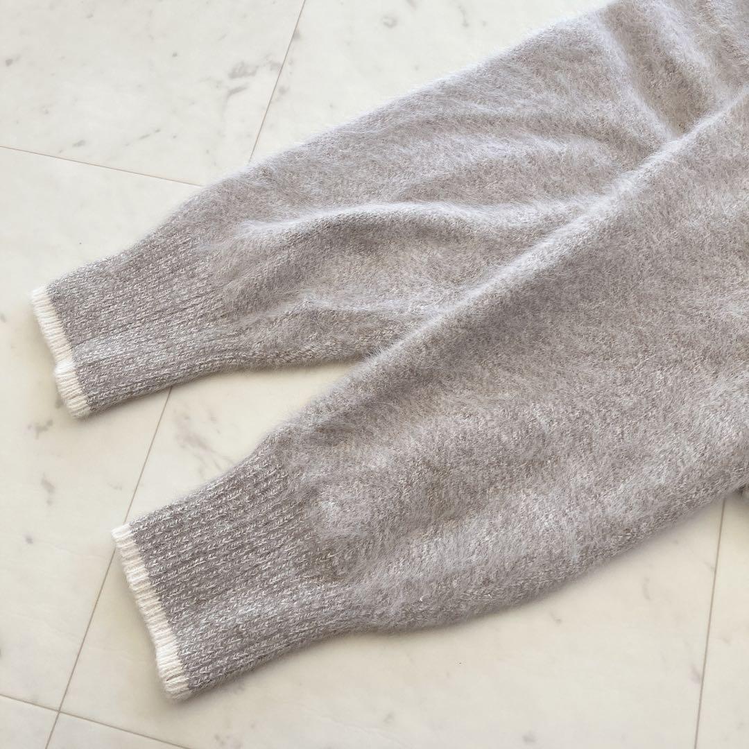 美品　ユナイテッドアローズ　フォックス カシミヤ クルーネックニット