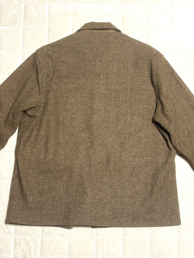 DOUBLE RL ウールツイードジャケット XL