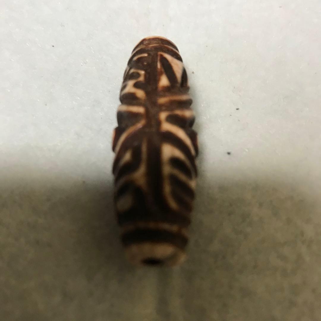 超珍品激レア‼︎ 彫刻　六字真言　二眼天珠　最強の魔除け　ふれでぃ