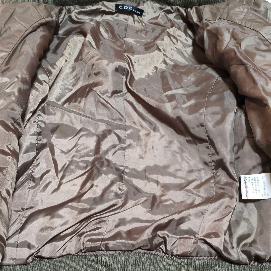 00s ファー 中綿ダウンジャケット y2k リブ 平成ギャル グランジ