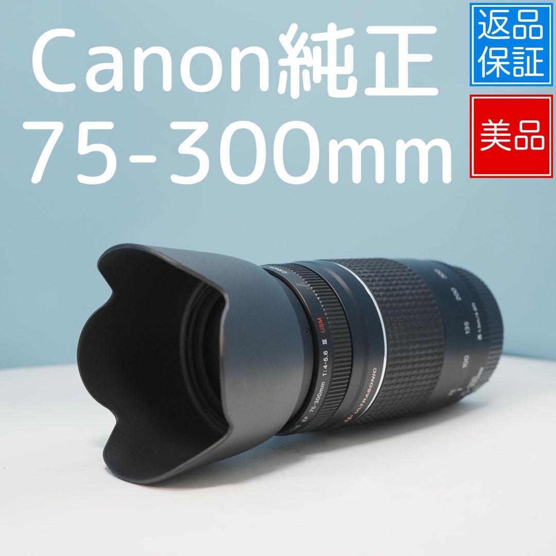 Canon純正 75-300mm 望遠レンズ 美品 a4690