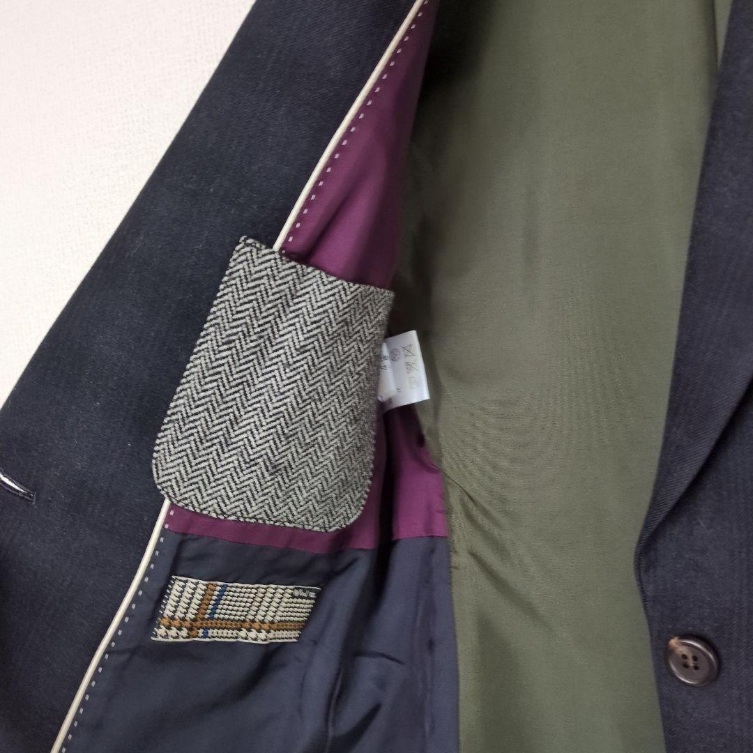 Paul Smithネイビー チェック柄 パンツスーツ サイズ38