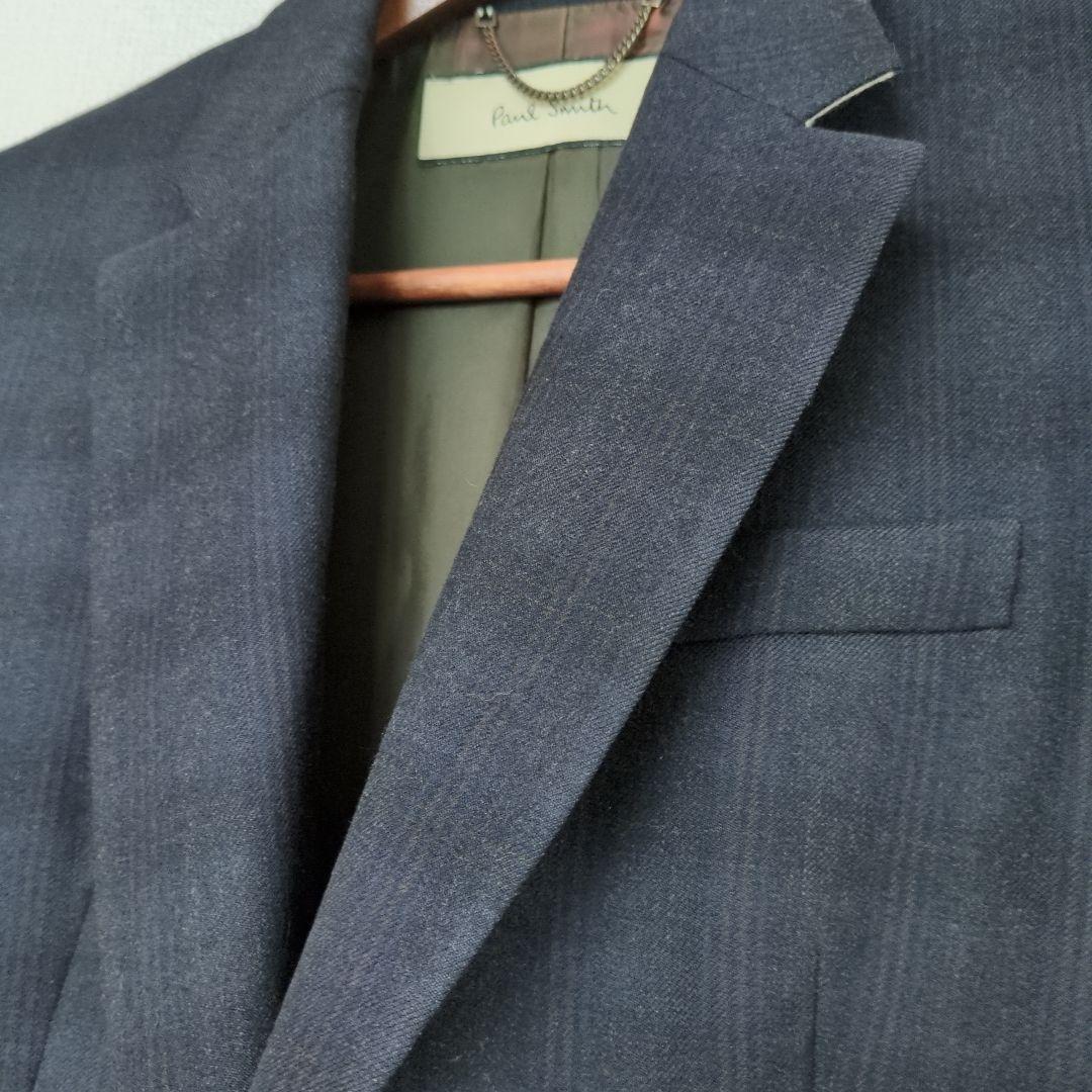 Paul Smithネイビー チェック柄 パンツスーツ サイズ38