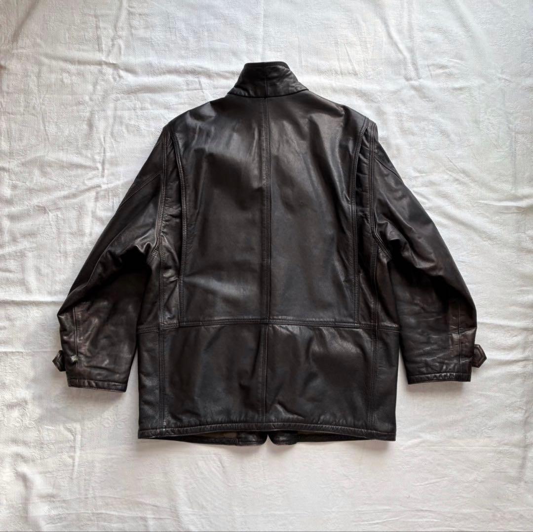 ジャケット・アウター archive 80s giorgio armani leather coat