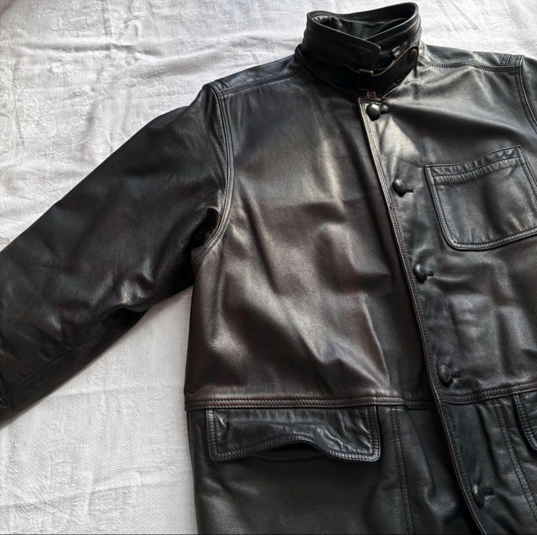 ジャケット・アウター archive 80s giorgio armani leather coat