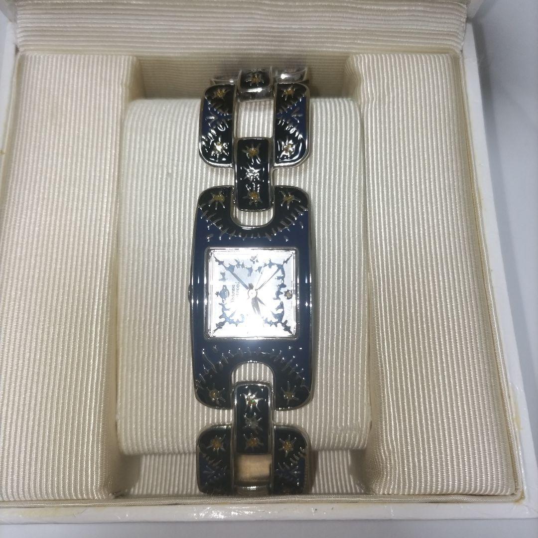 【箱・取説付き】ヴィヴィアンウエストウッド／バングルウォッチ／バルカンフォークス