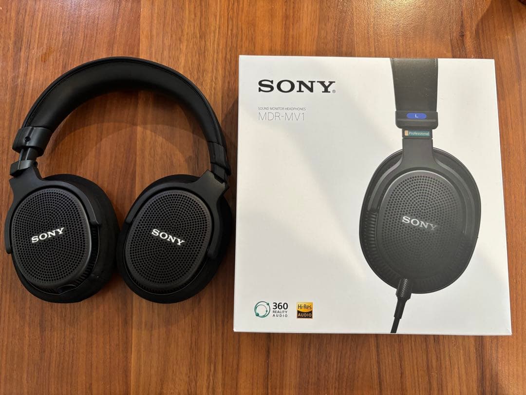 美品　SONY モニターヘッドホン MDR-MV1※バランスケーブル付き