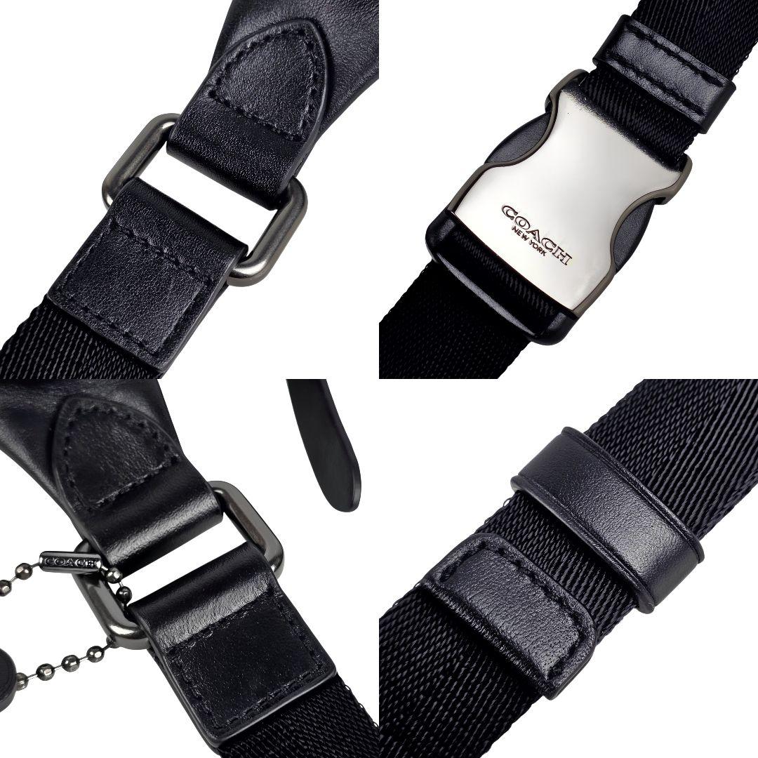 美品 コーチ COACH シグネチャー ウエストバッグ ボディバッグ