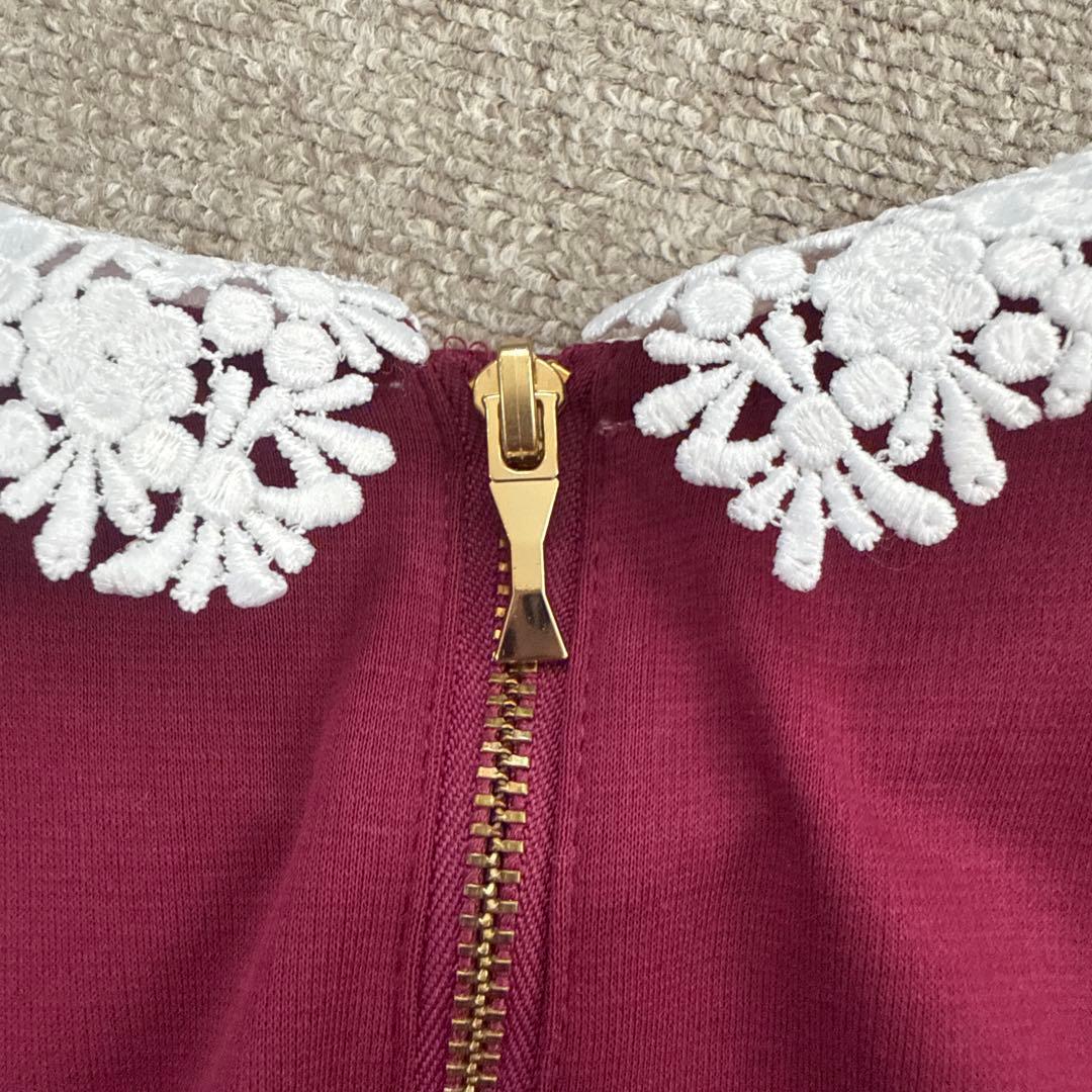 ☆美品☆kate spade ワインレッド ワンピース 130