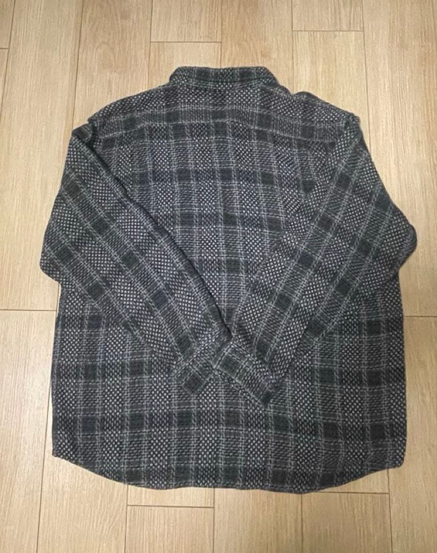 シュプリーム　Basket Weave Plaid Shirt