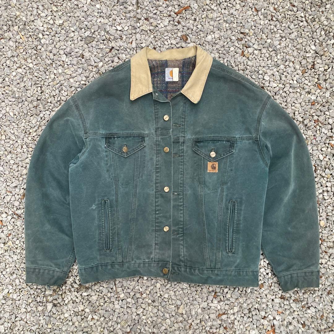 90s カーハート デトロイト トラッカージャケット　星タグ USA製