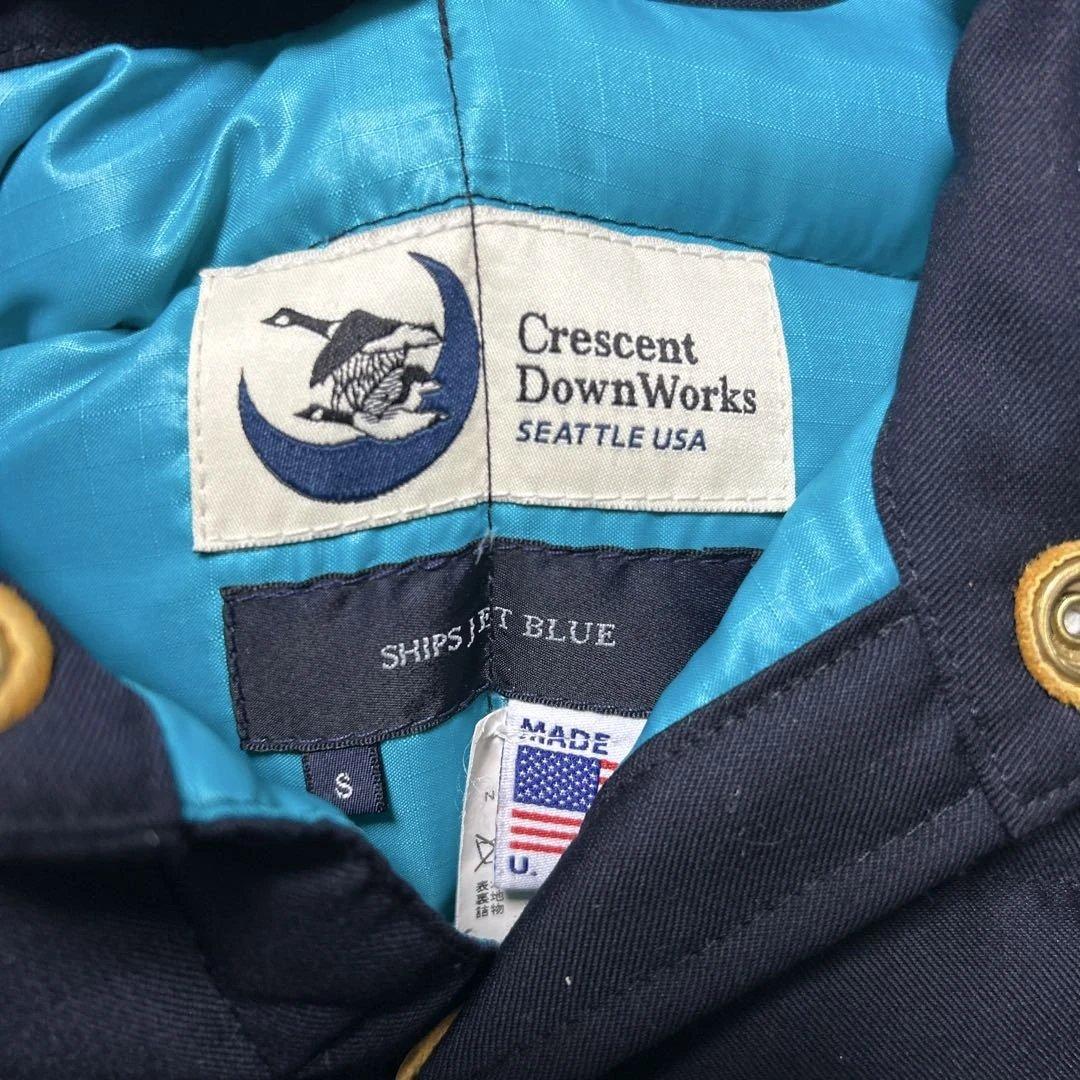 Crescent Down Works × SHIPS ダウンジャケット S